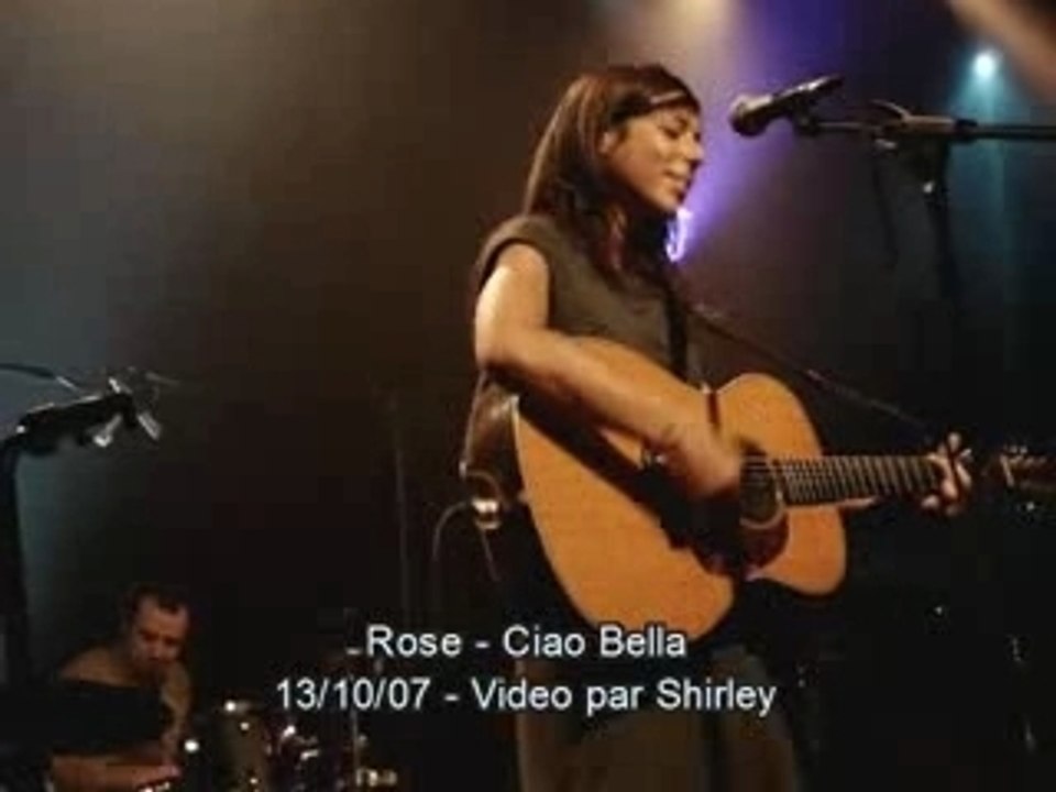 Rose ciao bella live bruxelles