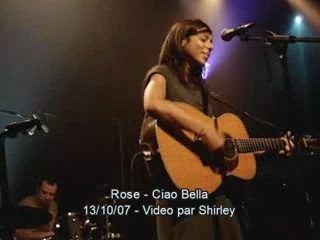 Rose ciao bella live bruxelles