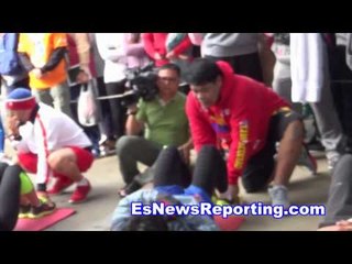 Manny Pacquiao vs Floyd Mayweather 10 days to go - EsNews Boxing