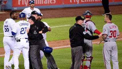 Fight Nearly Breaks Out Between Yasiel Puig & Koda Glover After Game-Ending Strikeout