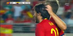 1 - 0 David Silva Goal HD -Spain 1-0 Colombia  07.06.2017