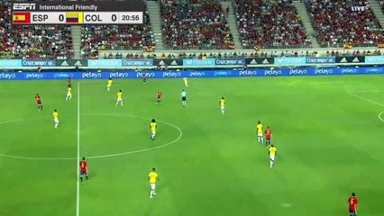 1-0 David Silva Goal HD - Spain vs Colombia 07.06.2017 HD
