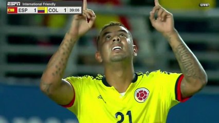 1-1 Edwin Cardona Goal HD - Spain vs Colombia 07.06.2017 HD