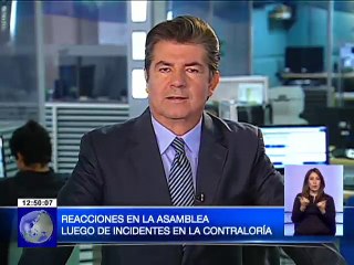 Asambleístas solicitarán la comparecencia del Contralor Subrogante luego de los incidentes en la Contraloría