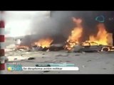 Cae avión militar en Yemen. CadenaTres Noticias