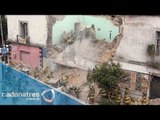 Se derrumba vivienda en la Colonia Centro