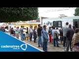 Capitalinos abarrotan los modulos del IFE