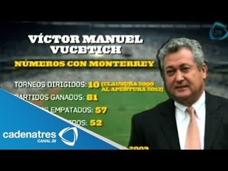 Víctor Manuel Vucetich deja de ser el director técnico de Monterrey
