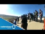 Frustran con gases lacrimógenos intento de cruce de migrantes en Tijuana
