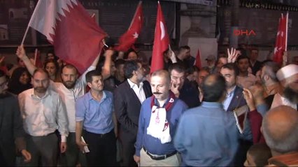 Beyoğlu'nda Katar'a Destek Eylemi