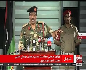 بالفيديو..أحمد المسمارى:العمليات المشتركة مع القاهرة وجهت ضربات موجعة لأوكار الإرهاب بدرنة