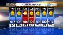 Excessive Heat Warning comes to an end, but there's not much relief from the heat this week
