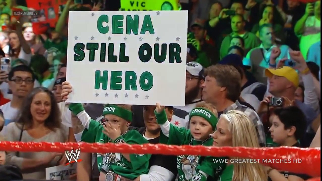 WWE- John Cena vs Brock lesnar - Extreme Rules (Most Extreme Match In WWE )