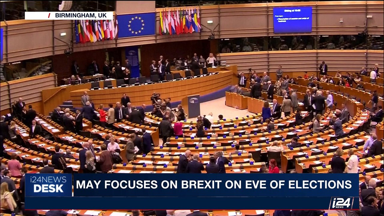 i24NEWS DESK | May focuses on Brexit on eve of elections | Wednesday, June 7th 2017