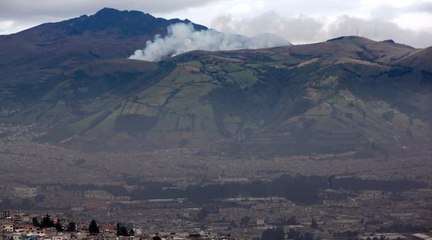Incendio forestal en Mejía
