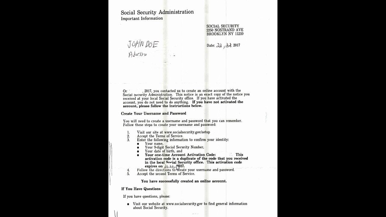 Social security Detail Earning report