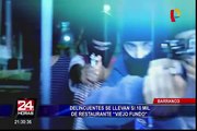 Restaurante asaltado en Barranco no tenía cámaras de seguridad