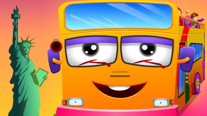 Wheels On The Bus - New York City - Popular Nursery Rhyme by ChuChu TV