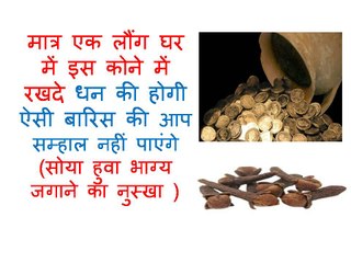 मात्र एक लौंग घर में इस जगह पर रखदे धन की होगी ऐसी बारिस की आप सम्हाल नहीं पाएंगे Vastu Tips