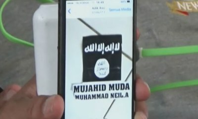 Ada Bendera ISIS di Rumah Terduga Teroris Asal Cileunyi