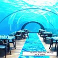 Underwater Restaurant In Hurawalhi , Maldives