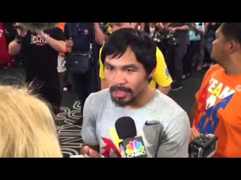 Manny Pacquiao I Want To Give The Fans What The...