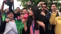 See The Reaction Of Zainab Abbas When Crowd Chants Go Nawaz Go Instead Of Replying To Her Question About
