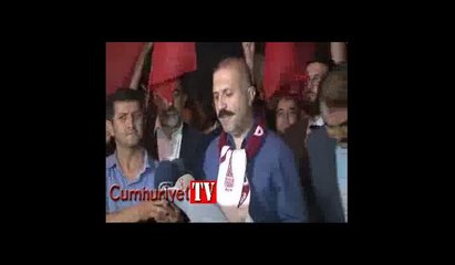 Beyoğlu'nda Katar'a destek eylemi