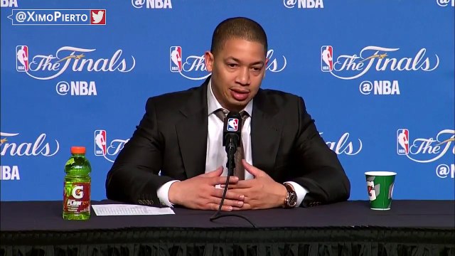 【NBA】Tyronn Lue Postgame Interview Game 3 Warriors vs Cavaliers June 7,2017