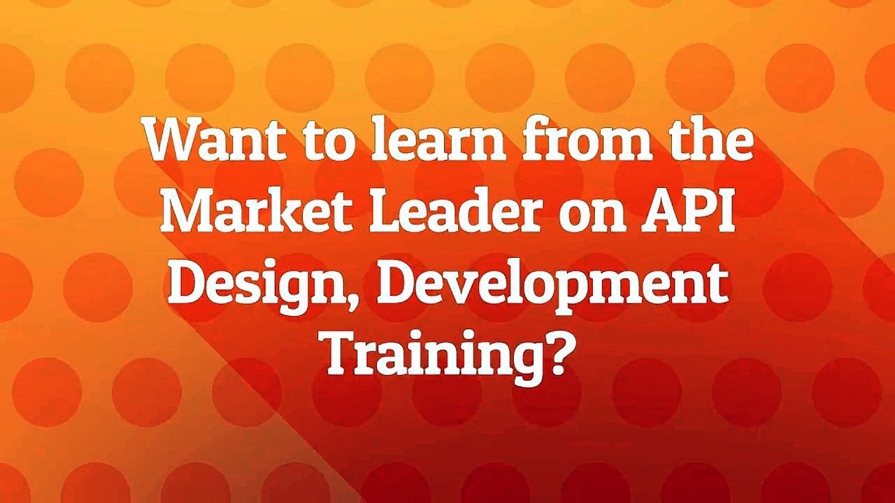 Best Api Design and Development Training in Bangalore | www.mytectra.com