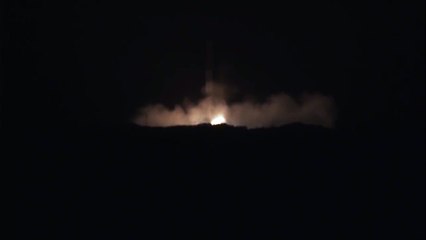 SpaceX Falcon 9 Booster Lands After Orbcomm Launch