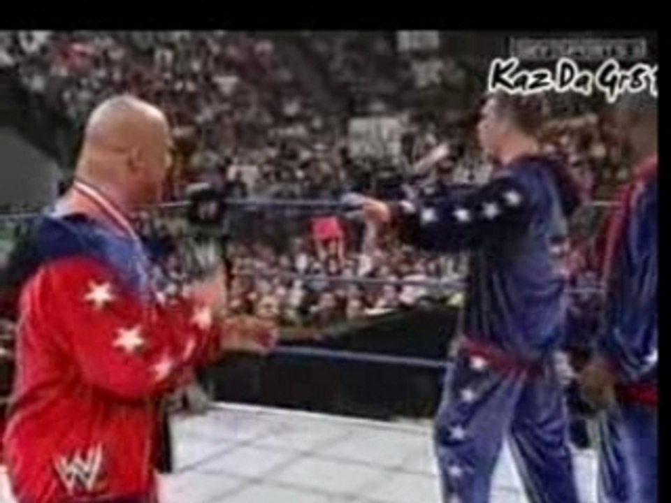 Kurt Angle Throws Out Team Angle