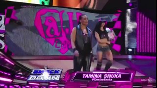 Nikki Bella vs Tamina Smackdown 14_3_14 John Cena