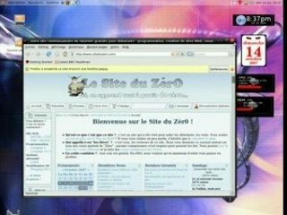mon bureau sous linux