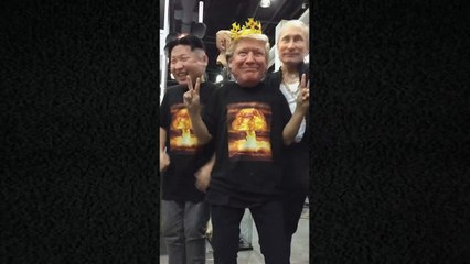 Vladimir Putin, Kim Chen In and Donald Trump dance to the Uptown Funk