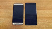 Samsung galaxy s7 edge vs Huawei nexus 6p andrasdoid Nougat