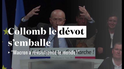 Collomb s'emballe : "Macron a révolutionné le monde"