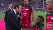 Quand des joueurs de rugby Fidjiens s'agenouillent devant Emmanuel Macron
