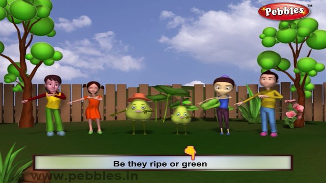 Pear | 3D animated nursery rhymes for kids with lyrics | popular Fruits rhyme for kids | Pear song | Fruits songs | Funny rhymes for kids | cartoon | 3D animation | Top rhymes of fruits for children