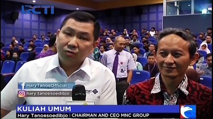 Hary Tanoe Berbagi Pengalaman Kewirausahaan kepada Mahasiswa MMTC Yogyakarta