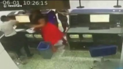 PhD student is banned from Air France flight after slapping airport staff