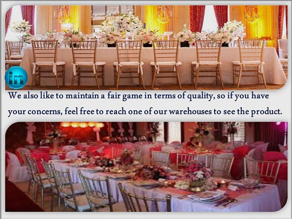 Greatly Valued Wholesale Chairs and Tables Discount From Larry Hoffman