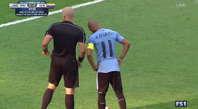 Diego Nicolas De La Cruz Arcosa GOAL HD - Uruguay U20	1-0	Venezuela U20 08.06.2017
