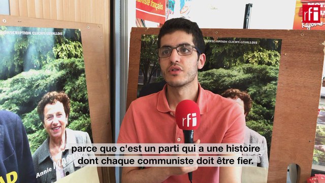 Hicham Dad, 21 ans, candidat du Parti communiste français, 5e circonscription des Hauts-de-Seine