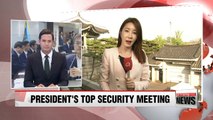South Korean president chairs first security meeting over N. Korea's missile launch