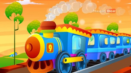 Engine Number Nine - English Nursery Rhymes - Cartoon-Animated Rhymes For Kids