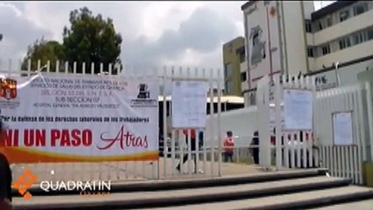 Paro laboral del sector salud en Oaxaca