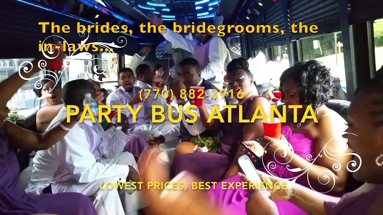 Cheap Party Bus Atlanta - Great For Weddings