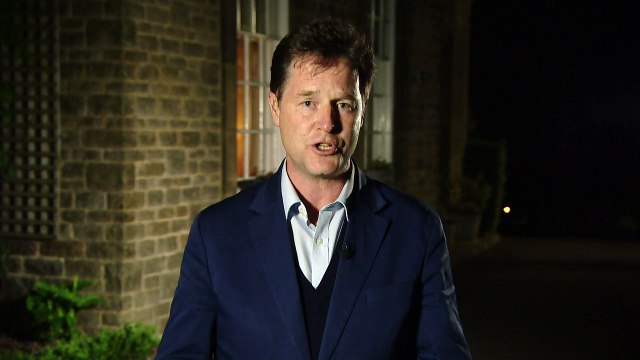 Clegg: Lib Dems could not support either May or Corbyn