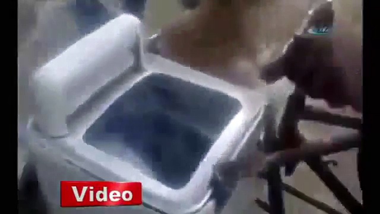 Bu da elektriksiz çamaşır makinesi